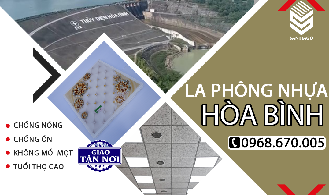 Chúng tôi cung cấp la phông nhựa Hòa Bình-Santiago giá rẻ đến từng khách hàng tại Việt Nam. Với chất lượng và mẫu mã đa dạng, chắc chắn sẽ đáp ứng hoàn hảo nhu cầu của bạn. Bạn sẽ được tận hưởng không gian sống tươi mới hơn bằng cách sử dụng sản phẩm chất lượng cao của chúng tôi. Điểm qua ngay hình ảnh liên quan và hưởng ứng ngay thôi.